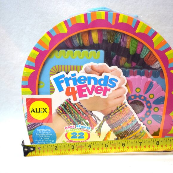 NIP 2008 Alex Toys Friends 4 Ever DIY Bracelet Kit - Picture 4 of 4